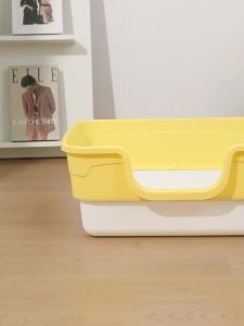 HELLOLEIBOO | Spill-proof Double-layer Portable Cat Litter Box