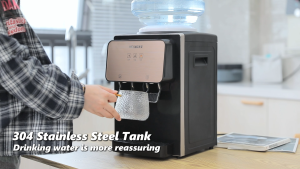 Table Water dispenser hot and cold 304 Stainless Steel Inner Tank Dual Purpose Switch upper Loading for Home/Office/School