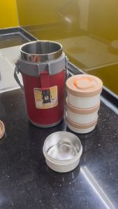 Hộp cơm Bình Ủ CHANGHOUSE 3-4 TẦNG giữ nhiệt 9-12h quay được lò vi sóng chống tràn hiệu quả