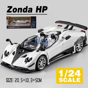 LEO 1:24 Pagani Zonda HP Barchetta Diecast โมเดล รถอัลลอยด์รถยนต์ของเล่นคอลเลกชันของขวัญสําหรับเด็กชายสาว ของเล่นเด็ก