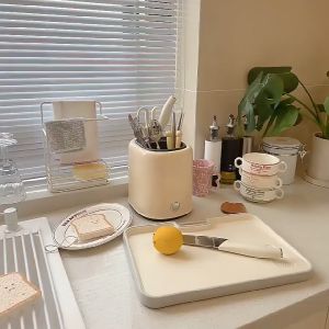 Macaroon Kitchen Knife Holder Knife Rack Block Storage Rack Tableware Tool Storage Utensils Stand