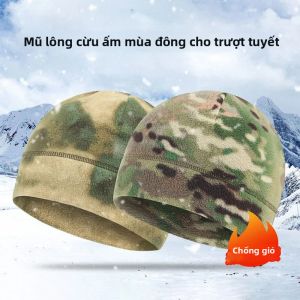 Mũ Len Mùa Đông Dành Cho Nam Và Nữ Chống Gió Giữ Nhiệt Co Giãn Mũ Đi Xe Đạp Mềm Mại Lớp Lót Mũ Bảo Hiểm Trượt Tuyết Dã Ngoại Cắm Trại Đi Bộ Đường Dài