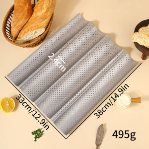 Beique Toast Box Baking Tray Baguette Mold Bread Wave Baguette Kitchen Cooking Utensils BBQ Baking Tools DIY Baking Equipment