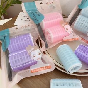 2pcs Self-adhesive Hair Curler Grip Cling Rollers Salon Air Fringe DIY Hair Bangs Styling Tools