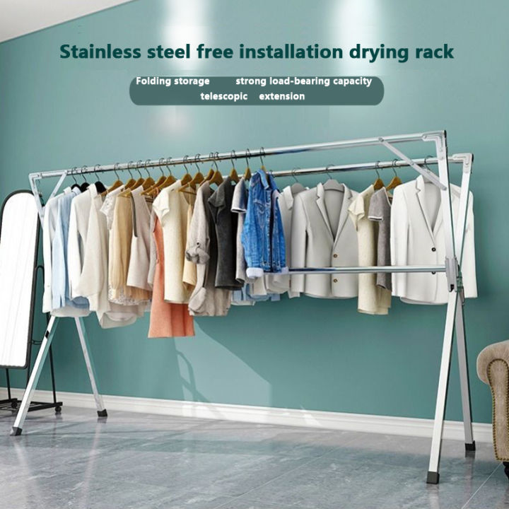 （Clearance sale ）Sampayan Stainless Steel Drying Rack Windproof