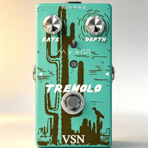 VSN RE-07 Tremolo Electric Guitar Bass Pedal Phoenix Wings with Triangle Square Wave 2 Modes Switching