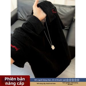 Áo Polo Thun Hè Thoáng Khí Vai Đúng Form Rộng Mỏng