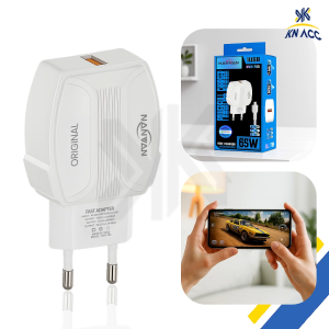 [KN ACC] NANVAN NVN-T65 65W CHARGER TYPE C / MICRO USB PENGISIAN DAYA CEPAT FOR SMARTPHONE UNIVERSAL