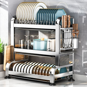 Giá Để Đồ Nhà Bếp Bằng Thép Không Gỉ Đa Năng Giá Để Đĩa Bát Đĩa Giá Để Đồ Dùng Nhà Bếp Giá Để Đồ Dùng Gia Đình Giá Để Đồ Dùng Bằng Thép Không Gỉ