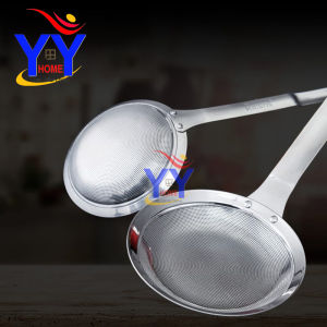 SUS304 Stainless Steel Oil Strainer/Skimmer Fine Mesh Oil Dregs/Foam Oil Filter/ Fine Colander Mesh /Skimmer Grease Foam Fat Oil