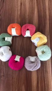 50g Cotton Yarn Cashmere Blended Hand Knitting Crochet Fingering Weight For Garments Soft Baby Clothes