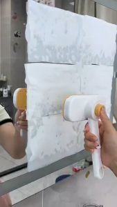 ผ้าเช็ดทำความสะอาดครัวแบบถอดเปลี่ยนได้พร้อมด้ามจับสำหรับทำความสะอาดมือแบบใช้แล้วทิ้ง