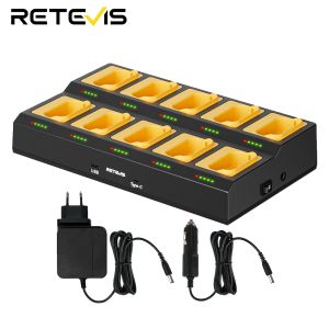 Retevis RTC48T Ten-way Charger for RB48 and RB648 Series Two Way Radios
