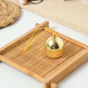 Brass Pure Copper Bell DIY Loud Wind Chimes Cat Dog Pendant Christmas Decorations Door Hanging Bell Cat Toy Fashion Jewelry