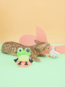 Animal Cat Teaser Cat Interactive Toy Funny Toy Bite Toy Tooth-grinding Toys Build-in Catnip Ball