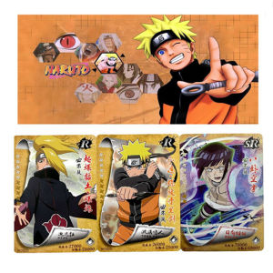 Bandai | 5 Packs Naruto Card Deidara Gaara Kakashi Itachi Jiraiya Action Figures Trading Collection Cards Kid Gift Toy