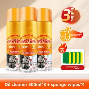 MONLEYTA | Powerful Oil Stain Remover Cleaner Kitchen Exhaust Fan Heavy Oil Stain Foam Cleaning Grease Spotless Magic Tool