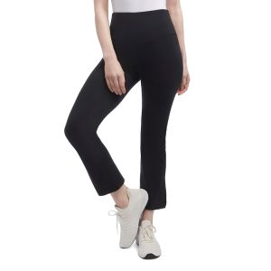 High Waist Yoga Pants Slimming Effect Micro Flare Sporty Leggings Eighteen Lengths Bare Sensation Split Cuff Trousers