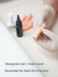 Japanese Style Nail Art Practice Fingertips for Beginners Normal Size Fake Hands Nail Art Tools Nail Care Beauty Tools