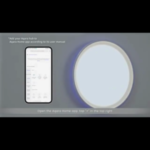 【GLOBAL】AQARA Ceiling Light T1M - Home Automation and Scenes - Bright White 16 Million Colors - Low Power Consumption - 2 Years Warranty