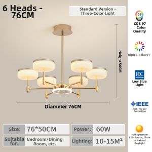 HAOJUESHIDENGSHI | Full Spectrum Luxurious Modern Minimalist Chandelier