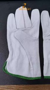 Nasara 12 Pairs Argon Welding Hand Glove Sheep / Cow Leather Short Glove For Safety Work / Sarung Tangan Kulit / 烧焊手套