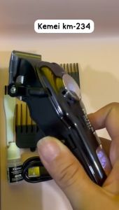 Alat Cukur Rambut Kemei 234 Body Metal Logo Robot Hair Clipper