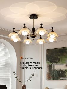 JIASHIDA | French Mid-century Modern Bauhaus Vintage Living Room Chandelier