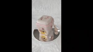 Tempat Makan Anti Tumpah Lunch Box Set BPA FREE Bento Set Portable Free Sendok Sumpit Bahan PP Jerami Gandung