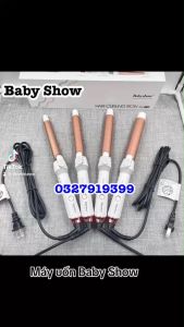 Baby Show Máy Uốn Tóc Cao Cấp 508 Ceramic Chống Dính 4 Mức Nhiệt 160-220 Độ C Dây Xoay 360 Độ Tiện Dụng