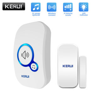 KERUI Wireless Doorbell Set 32 Melodies Songs Wireless Door Bell Kit Wireless Door Bell Welcome Chime with PIR Sensor M557