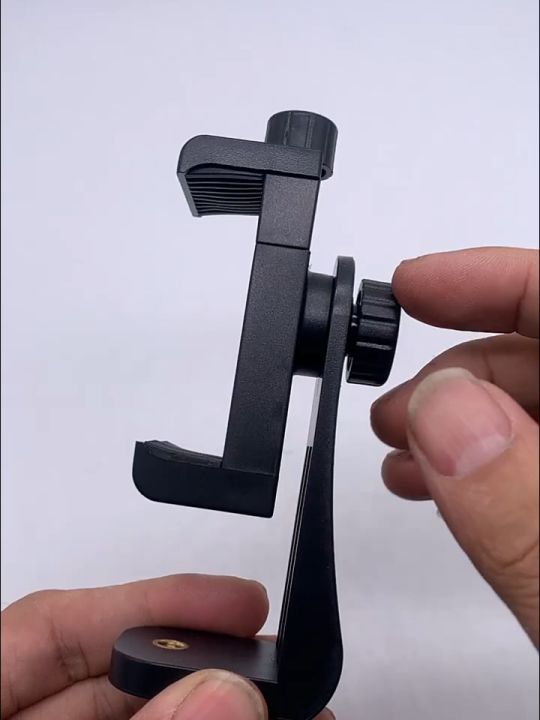 Reflex Camera Metal Phone Clip With Hot Shoe Mount, Adjustable