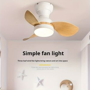 22 英寸天花板风扇吊灯,带遥控器,静音直流电机,冬季和夏季可逆,6 速,可调光灯,定时器,3个胡桃 ABS 天花板风扇叶片,带灯的现代天花板风扇吊灯,适用于卧室,客厅,厨房