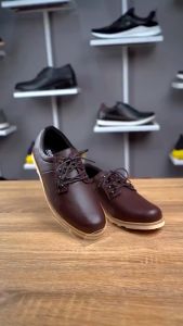 ZEUS BROWN - Sepatu Pantofel Pria Formal Kerja Kantor Loafers Resmi Cowok Naz x Sneakers Pedia