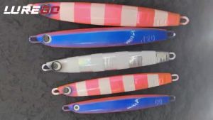 1PC LURE Slow-Sinking Metal Jig 60g-200g | Long Casting Deep Sea Jigging Lure with 3D Eyes\Saltwater Jig Set for Slow