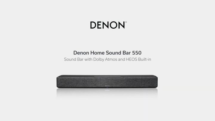 Denon Home 550 Sound Bar Powered 4-channel sound bar with Dolby