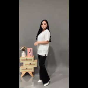 Baju atasan putih polos wanita pria terbaru S M L XL XXL XXXL 4L 5L