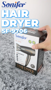 Sonifer Hair Dryer 1400W High Power Blower Low Noise DC Motor Hair Dryer With Hair Nozzle