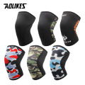 AOLIKES | AOLIKES 7mm Neoprene Knee Sleeves for Weightlifting (Pair) Compression Knee Brace Support For Squats Crossfit Training Workout. 