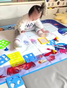 Thảm vẽ nước ma thuật tự xóa Tranh tô bằng nước màu tự biến mất sau 10 phút an toàn và tái sử dụng nhiều lần