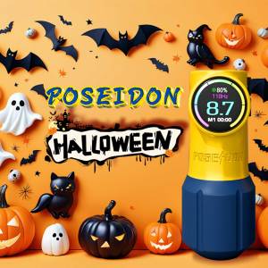 POSEIDON Tattoo Pen Kit-Tattoo Pen with 1600mAh Capacity Wireless Power Tattoo Machine with Digital LED Display Tattoo Wireless Pen Tattoo Supplies for Artist