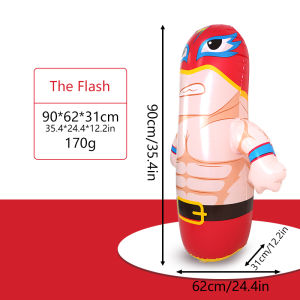 90cm Inflatable Dinosaur Tumbler Toy Thick PVC Punching Bag for Kids Bounce Back Boxing Toy Stress Relief Indoor Outdoor Toy