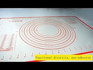 Large Size Silicone Cake Non-Stick Baking Mat Dough Pad Sheet Pizza Dough Rolling Mats Reusable Oven Patisserie Cake Baking Tools