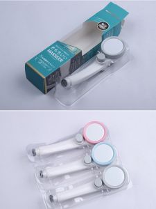 Easy to Adjust Water Saving Shower Head Low Water Pressure Can Be Used Ultra Fine Boosting Spray Nozzle for Bathroom Cleaning Tools