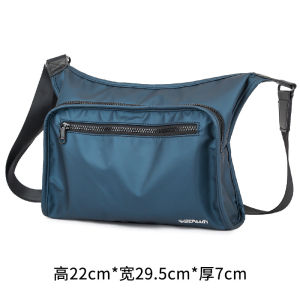 Túi Đeo Chéo Thời Trang Nam Mới Túi Đeo Vai Đơn Thể Thao Thường Ngày Túi Đeo Vai Mềm Màu Trơn Túi Đeo Chéo Thường Ngày