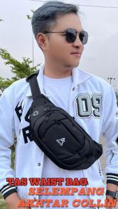 Tas Pinggang Pria Waistbag Selempang Outdoor Wanita Messenger Cowok