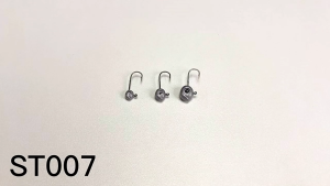 10pcs Micro Jig Head Hook 3D Eyes Fishing Hooks 1.7g 3g Soft Lure Bait Lead Head Hook Fishing Tackle