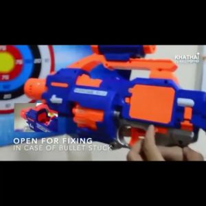 เล่นชุดปืนเนิร์ฟลูกโฟม ยิงออร์โต สำหรับเด็ก รุ่นใหญ่ ใช้ถ่านAA3 RP-7011