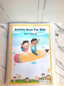 Buku Aktivitas Anak Usia 2+ Free sepidol Wipe Clean 40 Lembar