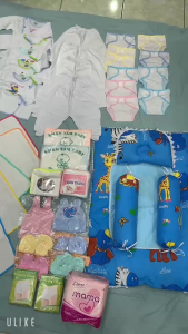 Combo đồ đi sinh cho mẹ và bé trọn gói đi sinh cho mẹ siêu tiết kiệm và cần thiết giá vừa túi tiền cho mẹ  từ 830K HÀNG Y NHƯ HÌNH